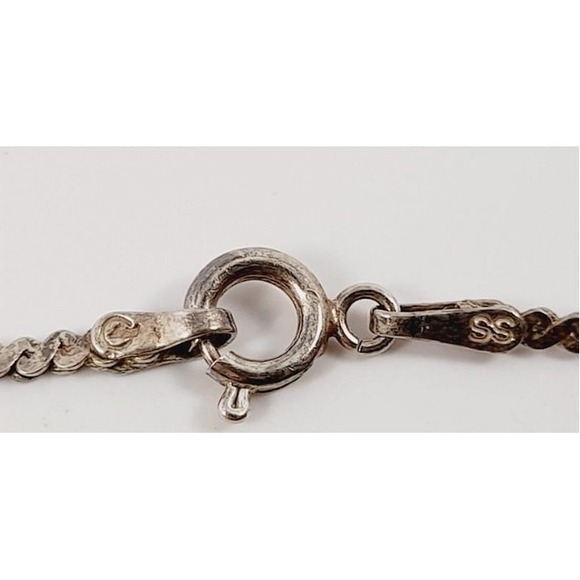 925 Sterling Silver 18 Inch Braided Serpentine Chain Necklace SS Clasp - Picture 5 of 6